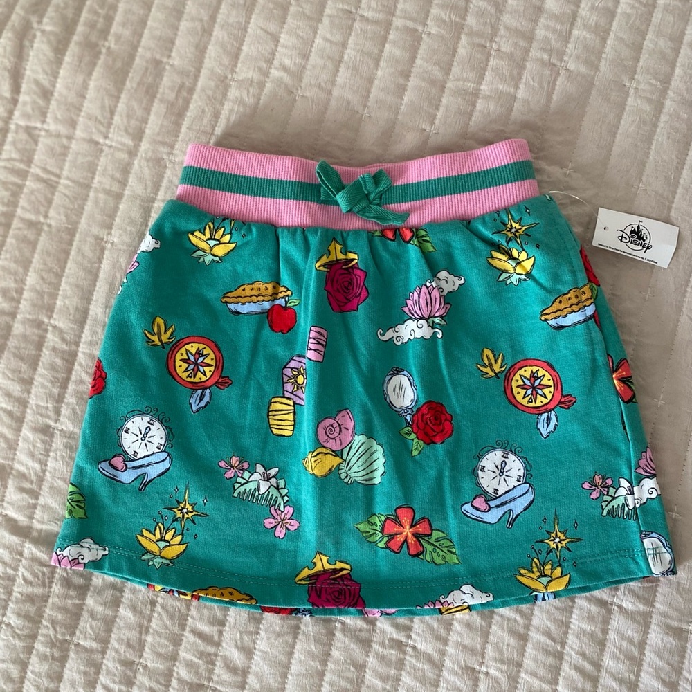 Girls Disney parks princess icon skirt